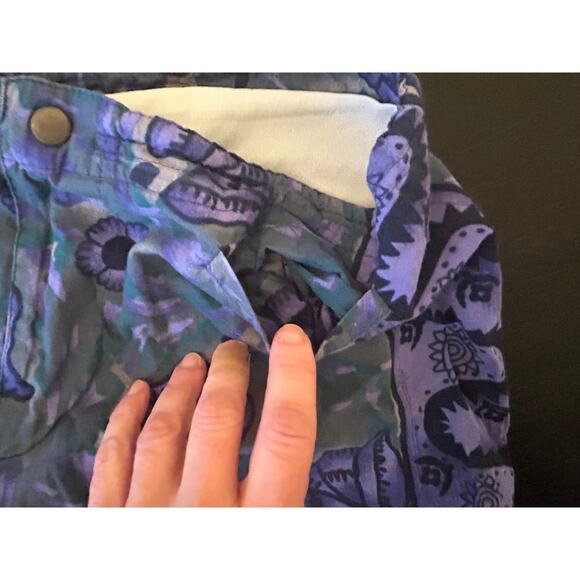 Vintage Yachting Zegna Swimsuit Bathing Swim Trunks Shorts Purple Black M men’s - Picture 8 of 14